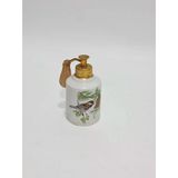Limoges Kuş Desenli Porselen Parfüm Şişesi 12x6x6cm