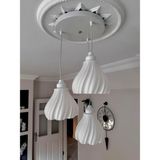 Limon 3D Design Limon 3Design Laura 3lü Sarkıt Avize Modern, Mutfak Yatak Odası Salon Avize - Beyaz