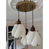Limon 3D Design Limon 3Design Luminaura Şık ve Modern Tasarım 3'lü Sarkıt Avize - Eskitme