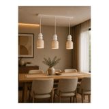 Limon 3D Desing 3’lü Sarkıt Avize Modern Tasarım E27 Pinterest Dekoratif Tavan Lambası Salon Mutfak Yatak Odası
