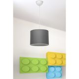 Limon 3D Desing Elarys Tekli Sarkıt Modern Avize Yatak Odası Salon Mutfak Koridor - Gri