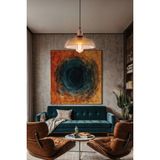 Limon 3D Desing Fabry Modern Dekoratif Sarkıt Avize Yatak Odası Salon Mutfak Koridor Şık Lamba - Bal