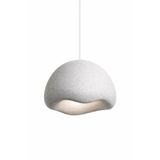 Limon 3D Desing Modern Beton Görünümlü Sarkıt Avize | Minimal Dalga Form | E27 Ampul Dahil btn-005211