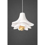 Limon 3D Desing Tekli Lotus Sarkıt Avize 30 cm | Rustik Ampul Hediyeli | E27 Modern Bohem Beton Görünümlü Avize