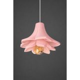 Limon 3D Desing Tekli Lotus Sarkıt Avize 40 cm | Rustik Ampul Hediyeli | E27 Modern Bohem Beton Görünümlü Avize
