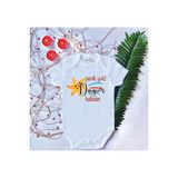 Limon Bebek Baskılı Panik Yok Dayım Halleder Pamuklu Çıtçıtlı Body - 6 - 9 Ay - Beyaz