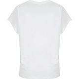 Limon Beyaz Kadın Relaxed Baskılı T-Shirt L6SL-TST9068 - XL
