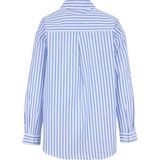 Limon Beyaz - Mavi Kadın Gömlek L6SL-GML9061 - XL
