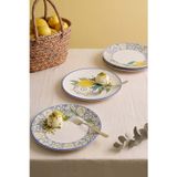 Limon Bliss Ege Pasta Tabağı 4'Lü Pasta & Sunum Tabağı 20 Cm