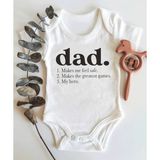 Limon Dad Mean Kısa Kol Organik Bebek Body - 6 - 9 Ay - Beyaz