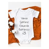 Limon Dayımla Bekleriz Baskılı Bebek Body Zıbın