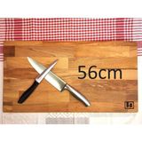 Limon Dekor 56x30 cm Profesyonel Şef Tipi Masif Kayın Ağacı Büyük Boy Doğrama ve Sunum Tahtası (30mm Kalınlık)