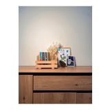 Limon Dekor Masif Ahşap Sandık, Tutma Saplı - Servis Kasası - Cafe Masaüstü Organizer / Wooden Box with Handle
