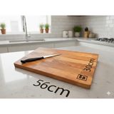 Limon Dekor Xxl Profesyonel Kesme Tahtası / Masif Kayın Ağacı / 56X30 Cm/ Çift Taraflı Doğram - 0 - 1 lt