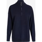 Limon Dik Yaka Düz Düz Lacivert Kazak Kadın ML4WL-KZK9007 - S