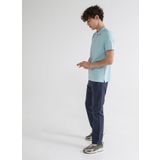 Limon, Erkek Slim Fit, İndigo, 30, Chino Pantolon, ODIN
