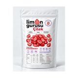 LİMON GURUSU Dondurularak Kurutulmuş Çilek - 18 Gr. - Yerli Üretim - Doğal Meyve Kurusu