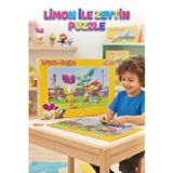 Limon İle Zeytin Maceraları: 35 Parçalı Eğitici Puzzle Sevilen Karakterler İle Eğlenceli Zeka Oyunu
