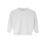 Limon Kadın, Bisiklet Yaka Sweatshirt, Gri Melanj, XL