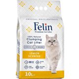 Limon Kokulu Topaklanan Ince Taneli Kedi Kumu 10 Lt