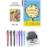 Limon Kütüphanesi ve Charlie'nin Çikolata Fabrikası 2'li Set - Kalem