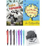 Limon Kütüphanesi ve Dağa Tırmanan Kedi 2'li Set - Kalem