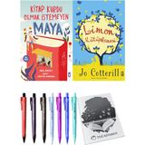 Limon Kütüphanesi ve Kitap Kurdu Olmak İstemeyen Maya 2'li Set - Kalem