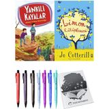 Limon Kütüphanesi ve Yankılı Kayalar 2'li Set - Kalem