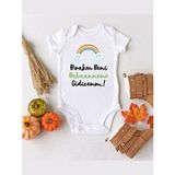 Limon Organik Kısa Kol Bebek Body Mini Boy Baskılı Desenli Kalite ile Üretilmiştir - Beyaz - 9 Ay