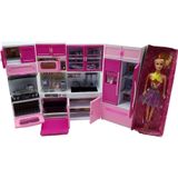 Limon Oyuncak Prenses Mutfak Seti Barbie Bebek Hediyeli 4 Parça Mutfak Seti
