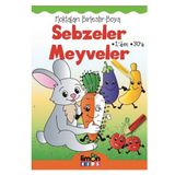 Limon Oyuncak Sebzeler Meyveler Noktaları Birleştir Boya 1'den 30'a