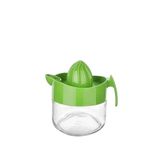 Limon Sıkacağı, Cam Hazneli Limon Sıkma Aleti, Limon Sıkıcı 300 ml (Yeşil)