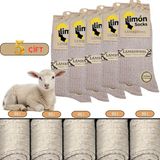 Limon Socks Kışlık Lambswool Yün Çorabı (5 Çift) Kadın ve Erkekler Için Termal Özellikli Kalın Çorap - 36 - 40 - Bej