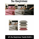 Limon Soft Pamuklu, 6'lı Yastık Alezi, Yastık Kılıfı, Su / Sıvı Geçirmez,(50 x 70 Cm) - Renkli