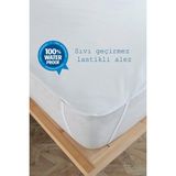 Limon Soft Sıvı Geçirmez Micro Poly. Lastikli Alez - 160 x 200 cm - Beyaz