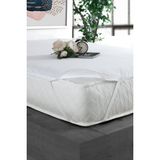 Limon Soft Sıvı Geçirmez Pamuklu Lastikli Alez - 180 x 200 cm - Beyaz