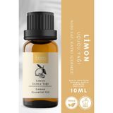 Limon Uçucu Yağı, Saf Ve Doğal, Buhurdanlık, Difüzör, Masaj, Banyo, Spa, Cilt,Tırnak Ve Saç 10 ml