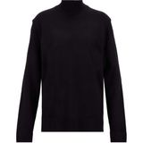 Limon Yarım Balıkçı Yaka Basic Düz Siyah Erkek Kazak MML5WM-KZK9527 - 2XL
