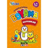Limonkids-3-4 Yaş Hayvanlar Zenginleştirilmiş Boyama