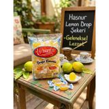 Limonlu Ekşi Şeker 700 Gr Akide Şekeri Hasnur Drops Limonlu Akide Şekeri 700 G Limon Aromalı Sert Şeker