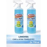 Limovra Cam - Ayna Temizleyici 2'Lİ SET 750ML - Bitkisel - 750 ml