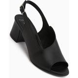 Limoya Jannica Hakiki Deri Siyah Topuklu Kadın Ayakkabı
