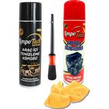 Limpo Tech Oto Bakım Araç Temizlik Seti Araç Içi Köpük Temizleme Susuz Motor Temizleme Spreyi