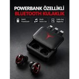 Lims Store Powerbank Özellikli Bluetooth Kablosuz Kulaklık – Dokunmatik Kontrol, Uzun Pil Ömrü, Ergonomik Tasar