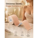 Lims Store Toparlayıcı Göğüs Bandı Şekillendirici Ten Rengine Uygun Esnek Hassas Ciltlere Uygun