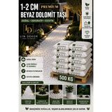 Lin Dekor 500 kg 1-2 cm Premium Dolomit Taşı | Saksı Taşı | Bahçe Taşı | Çakıl Taşı