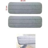 Lin Grup 360 Derece Dönebilen Sprey Mop Paspas Yedek Universal 35X12 Cm
