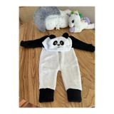 Lin Grup Peluş Hayvan Figürlü Panda Figürlü Uyku Tulumu Kostüm