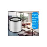 LİN GRUP Philips uyumlu Yedek HEPA filtre FY0611, 600i hava temizleyici ile uyumlu, modelAC0650 ve AC0651/10, NanoProtect HEPA, FY0611/30