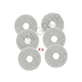 Lin Grup Xiaomi Mi Robot Vacuum X20 Pro / D102Gl Uyumlu 6 Adet Mop Paspas Bezi